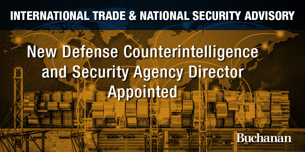 New Defense Counterintelligence And Security Agency Director Appointed ...