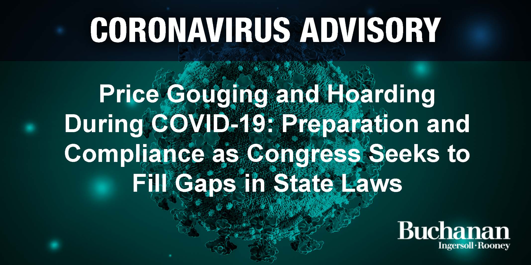 Price Gouging and Hoarding During COVID-19: Preparation and Compliance ...